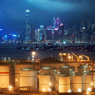 Oil container terminal